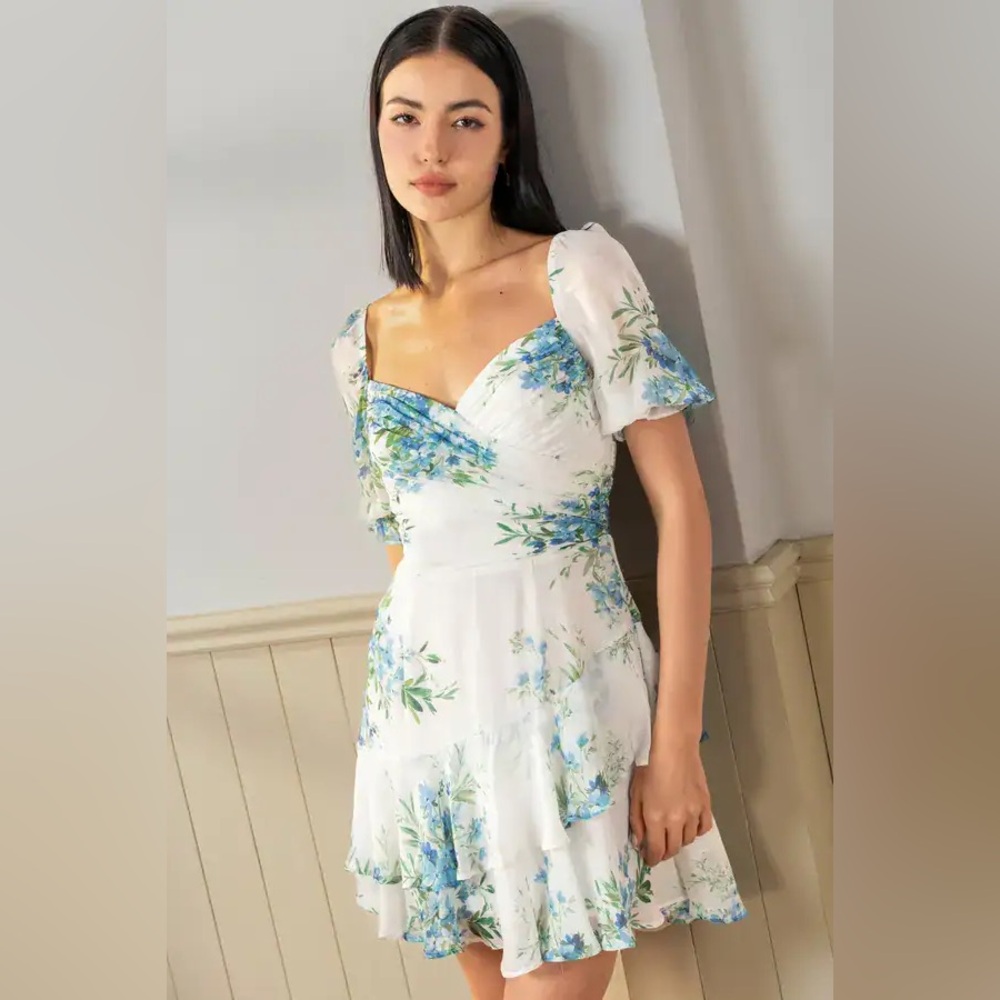Floral Print Women's Dress
